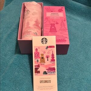 Starbucks Pink GYEONGJU tumbler